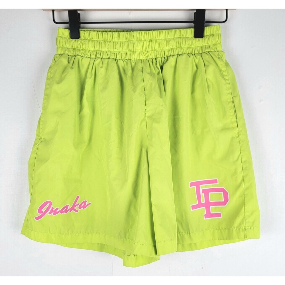 Inaka Power Men’s Shorts Swim Shorts Trunks Green Lined Size S Gym Swim EUC!